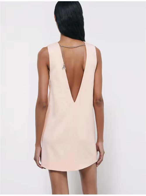 Abito mini in raso stretch con dettaglio gioiello Patrizia Pepe PATRIZIA PEPE | 2A3084-A736B884